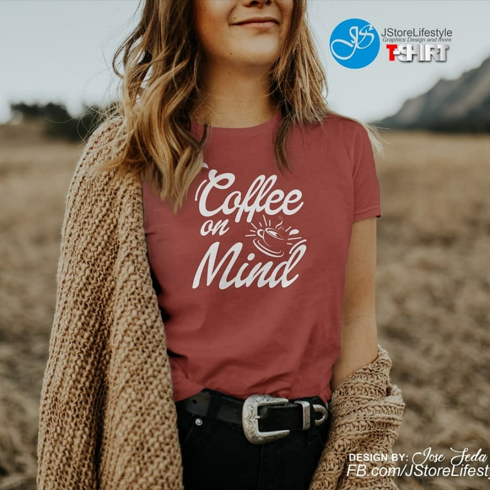 Coffee on Mind Fashion Women T Shirt